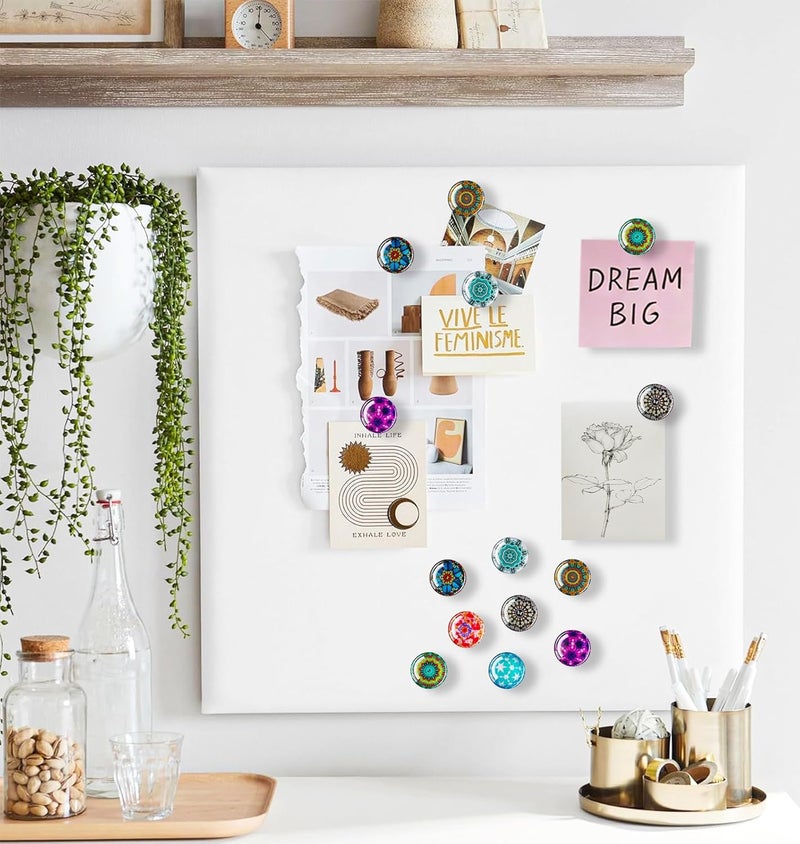 Tandarui Push Pins, Thumb Tacks for Bulletin Board, Glass Decorative Pins and Tacks, Cork Board Thumbtacks, Cute Thumbtack for Office Decor,Class Decor,Cubicle Accessories and Home Decor - Image 5